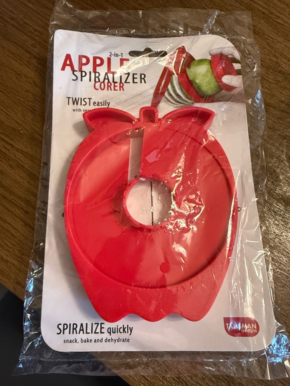 Red Apple Spiralizer Corer - Kitchen Tool
